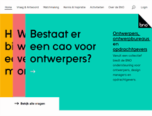 Tablet Screenshot of bno.nl